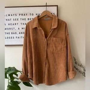 Wishlist corduroy button up